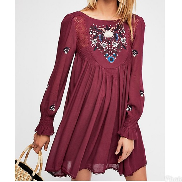 Free People Dresses & Skirts - Free People Moya Embroidered Dress